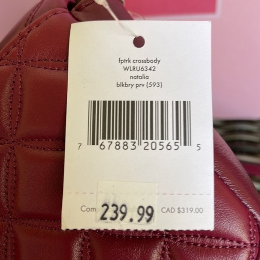 Kate Spade Natalia Crossbody Blackberry Preserve - Picture 6 of 15